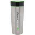 16 Oz. H2Go Fuse Tumbler- Stainless/Apple Green